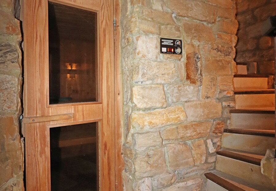 Eingangsbereich Sauna