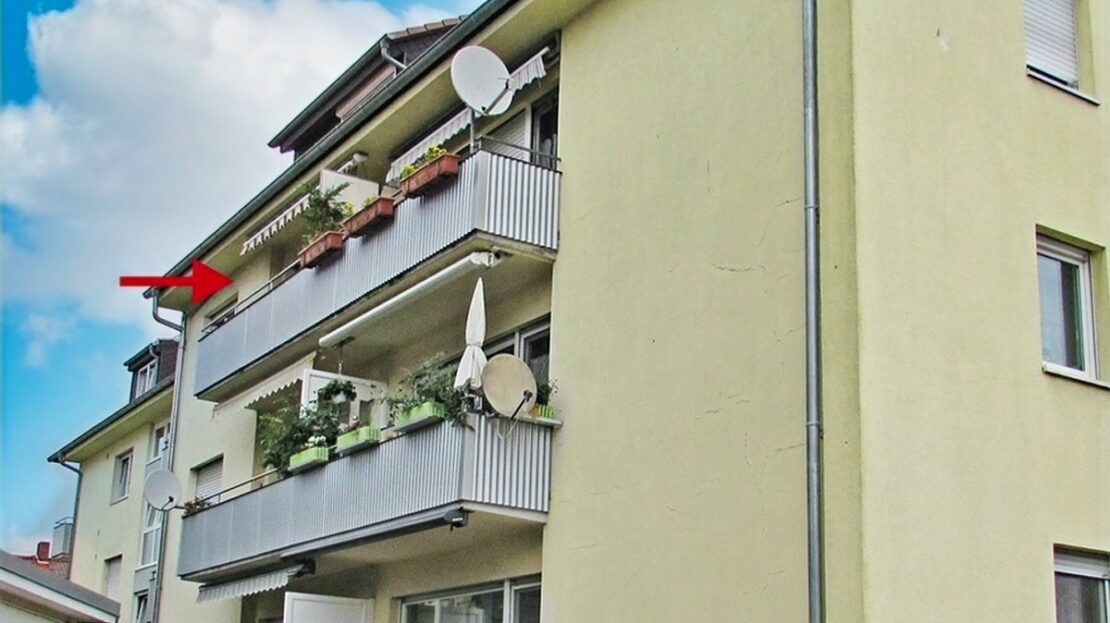 Blick auf die Wohnung