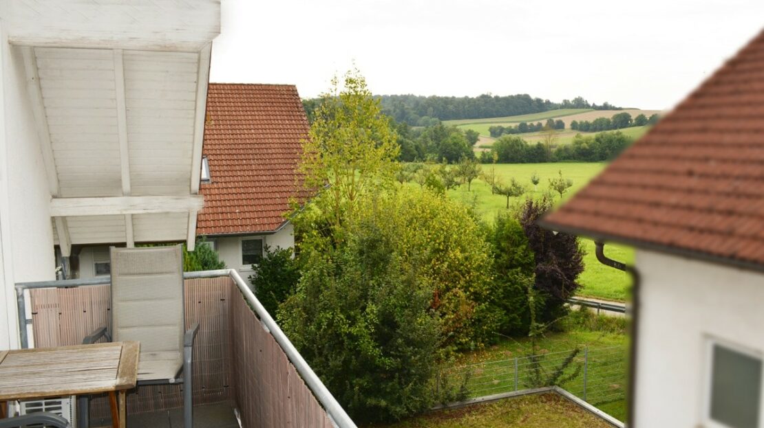 Balkon mit Ausblick