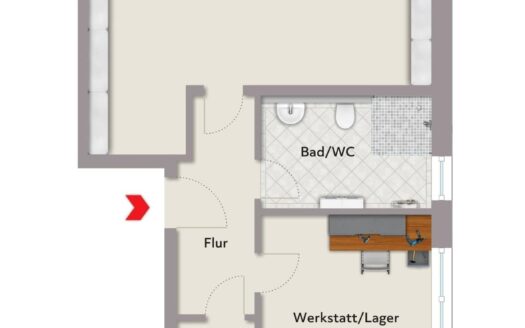 Grundriss Wohnung 6