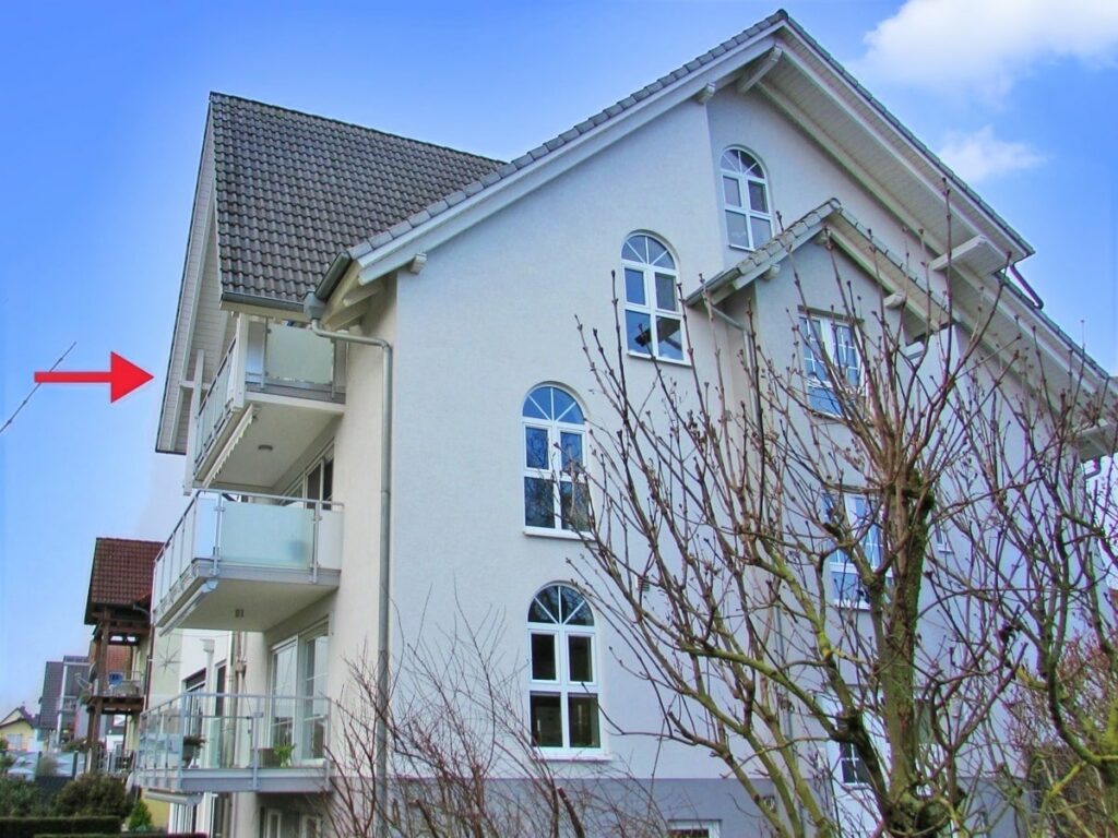 Blick auf die Wohnung