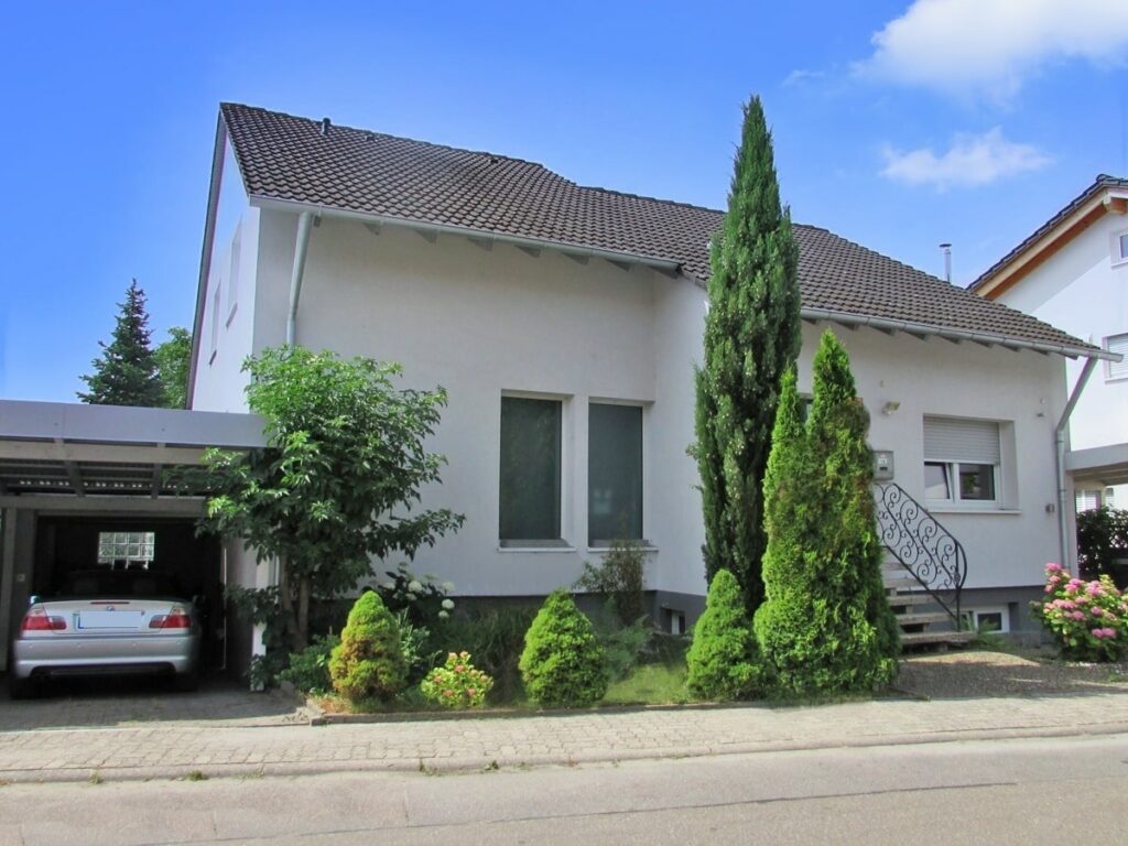 Blick auf das Haus