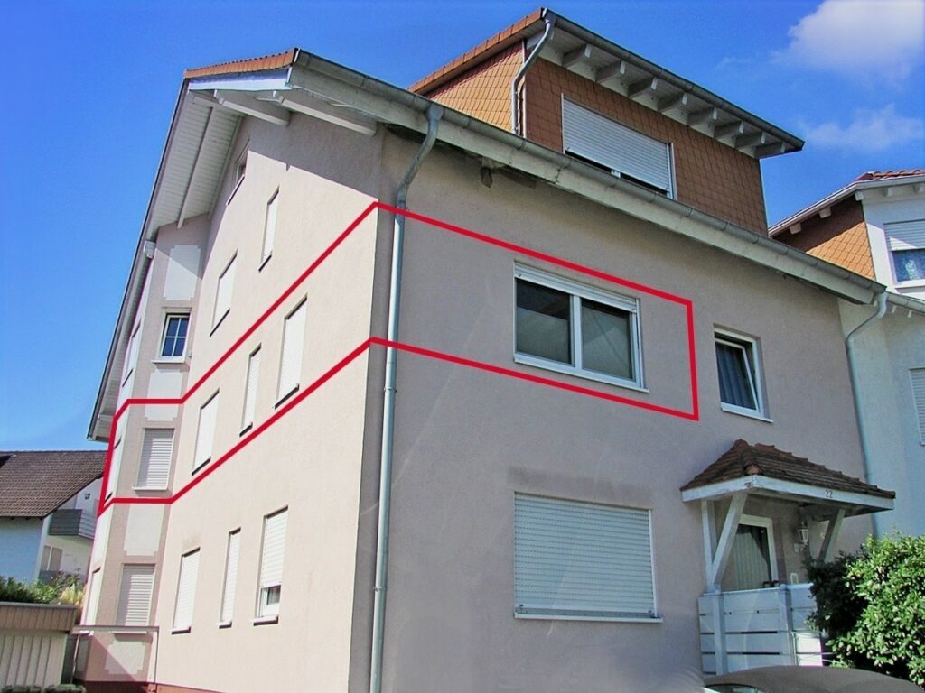 Blick auf die Wohnung