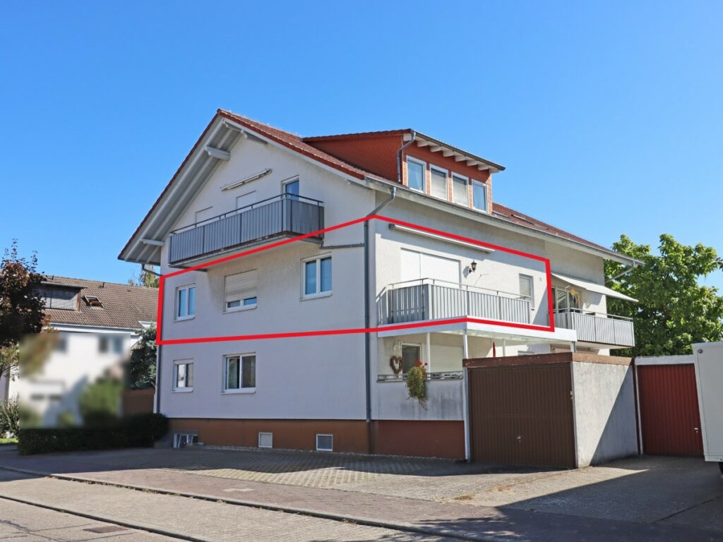 Blick auf die Wohnung