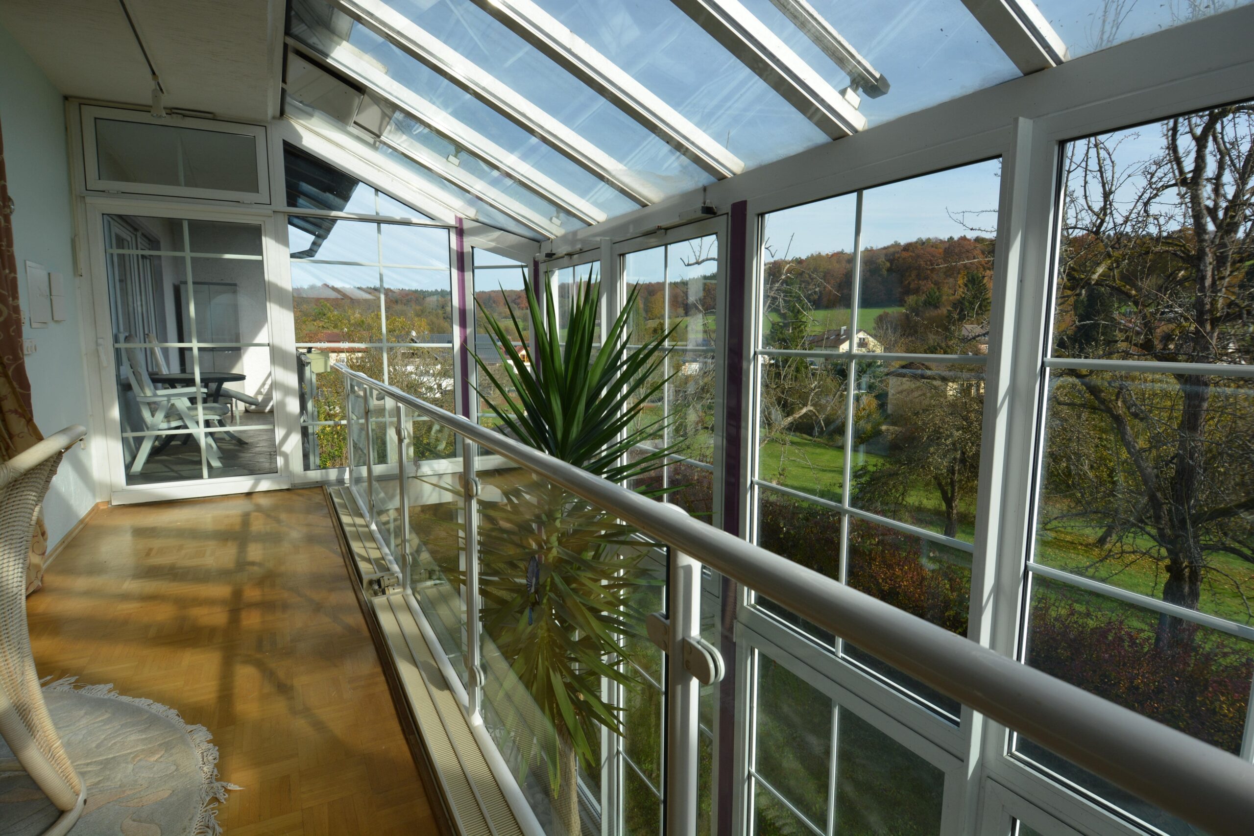 Wintergarten über zwei Stockwerke