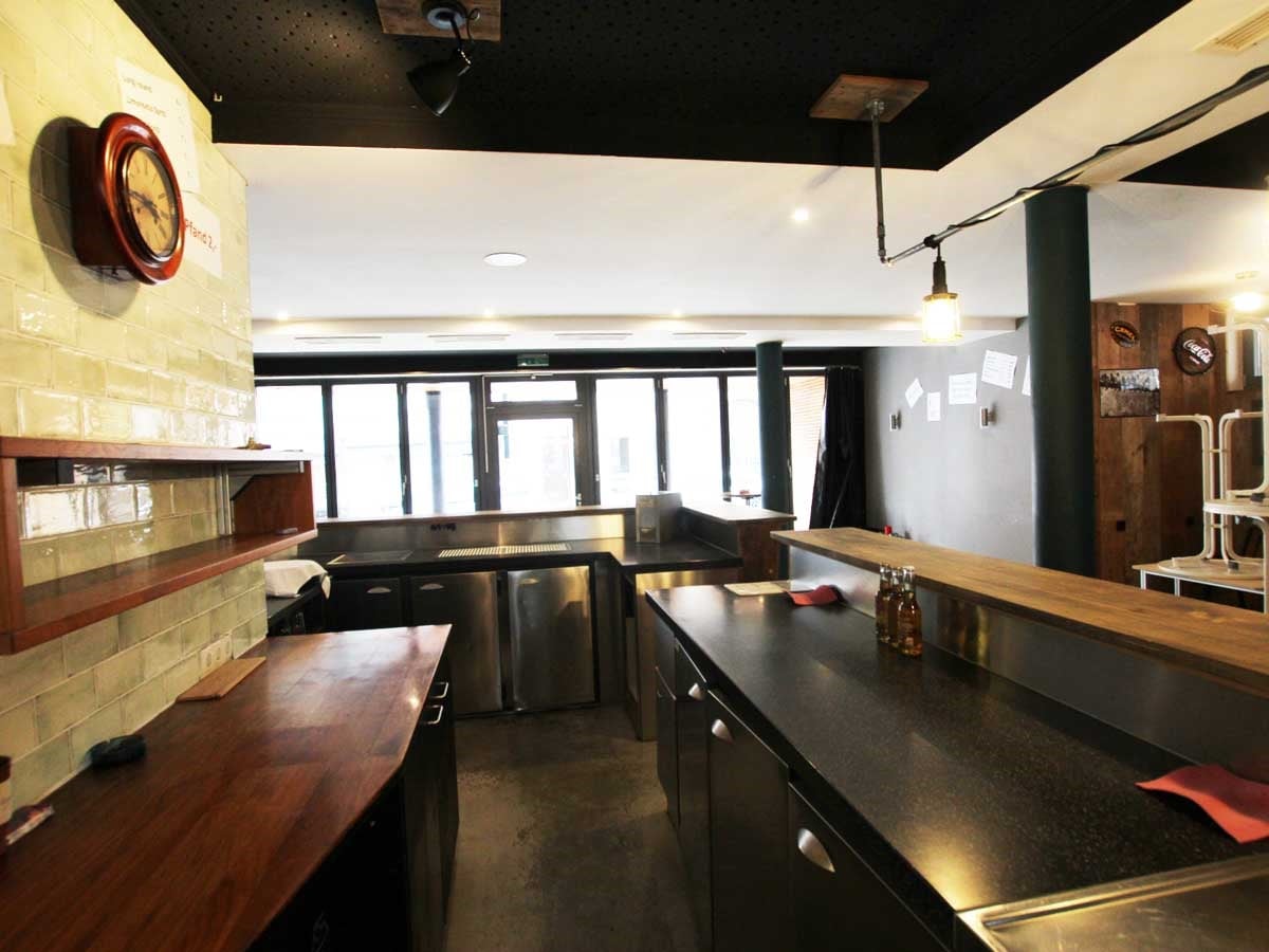 Bereich hinter der Theke