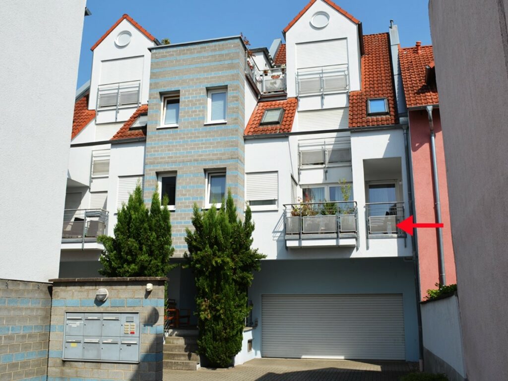 Blick auf die Wohnung