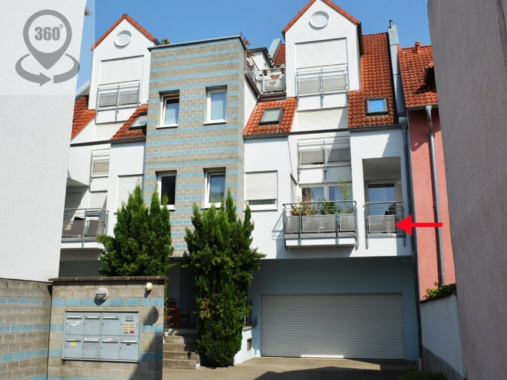 Blick auf die Wohnung