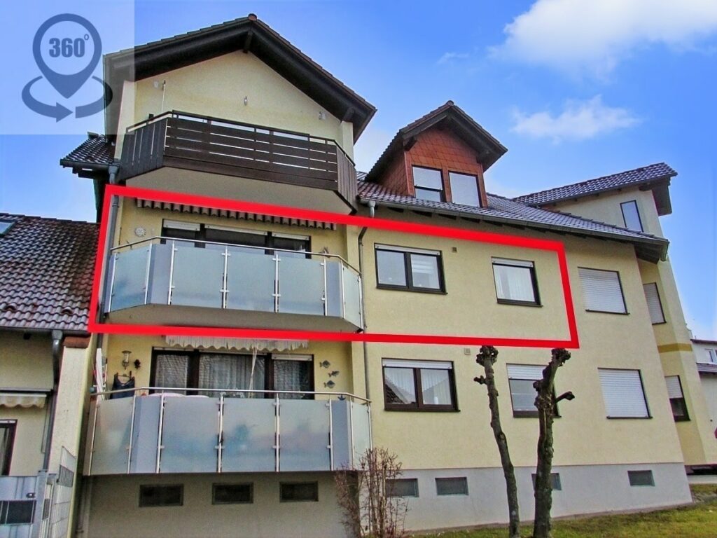 Blick auf die Wohnung