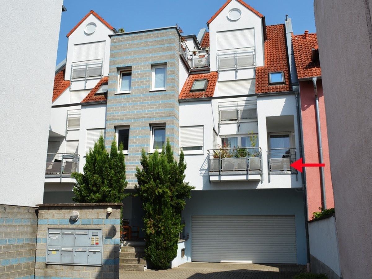 Blick auf die Wohnung