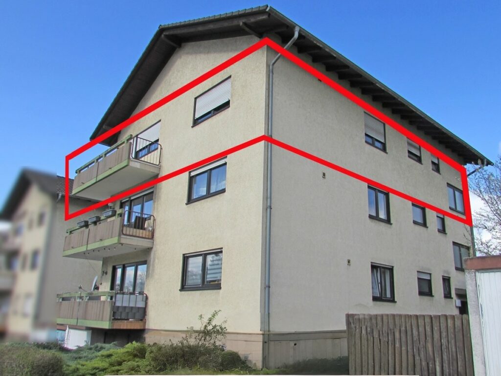 Blick auf die Wohnung