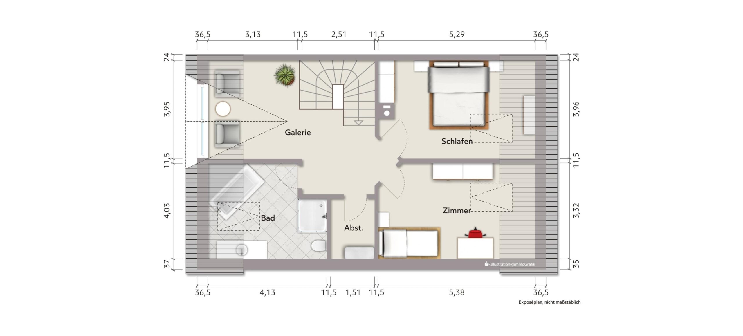12113 Grundriss EG - Hinterhaus