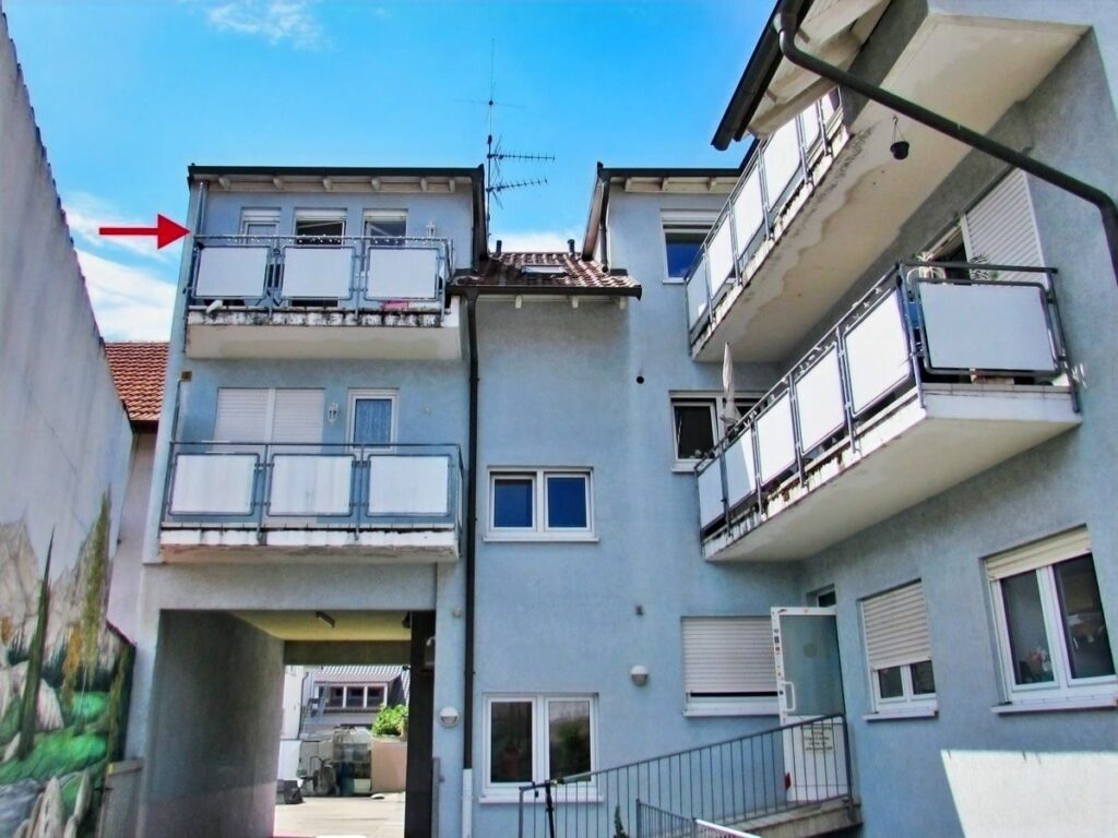 Blick auf die Wohnung - Rückansicht