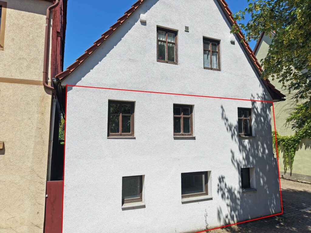 Außenansicht markiert