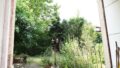 Blick aus der Zufahrt zum Garten