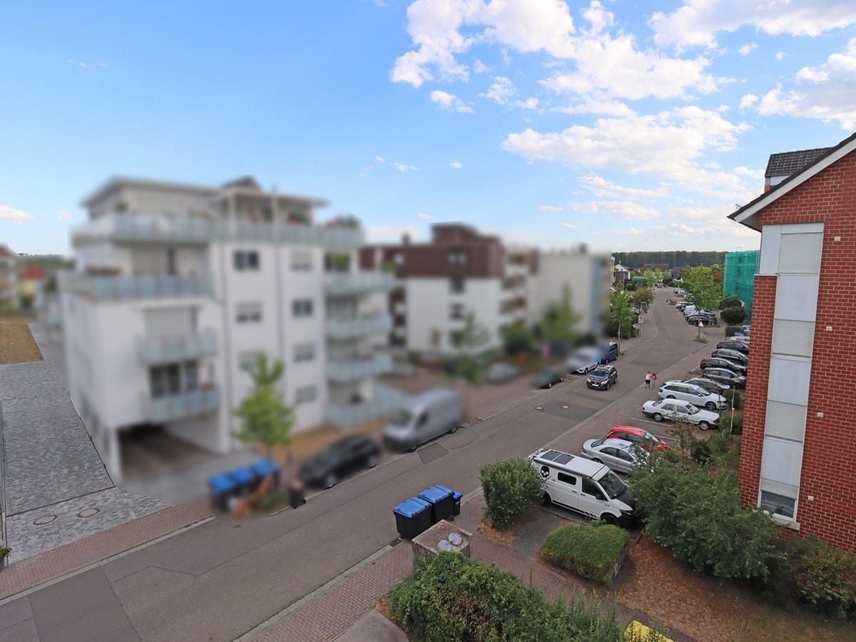 Ausblick vom Balkon