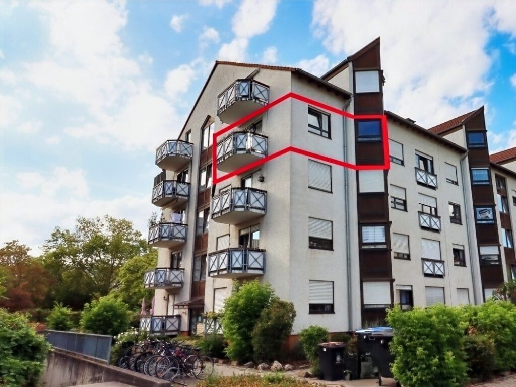 Blick auf die Wohnung