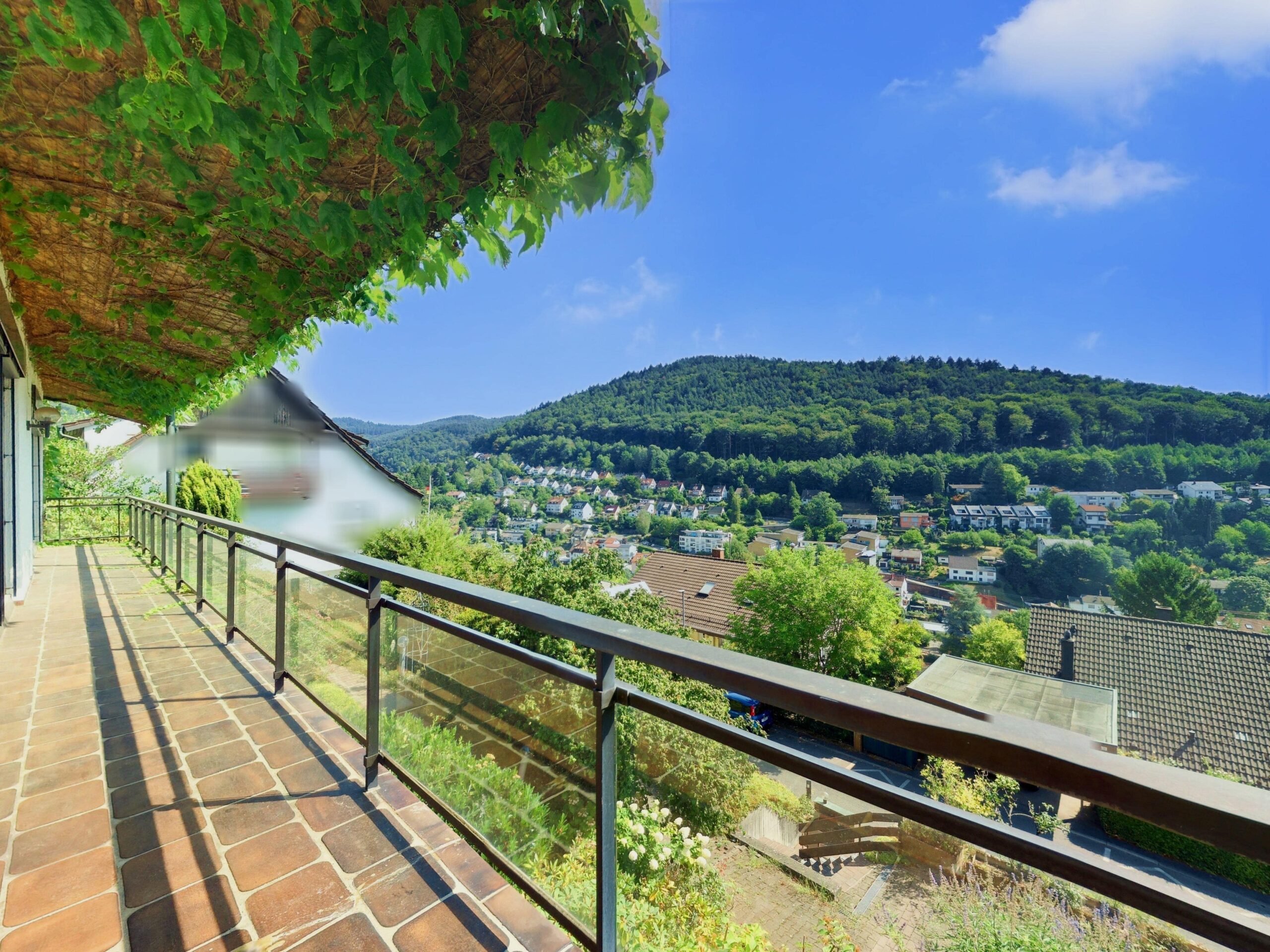 Balkon mit herrlichem Ausblick