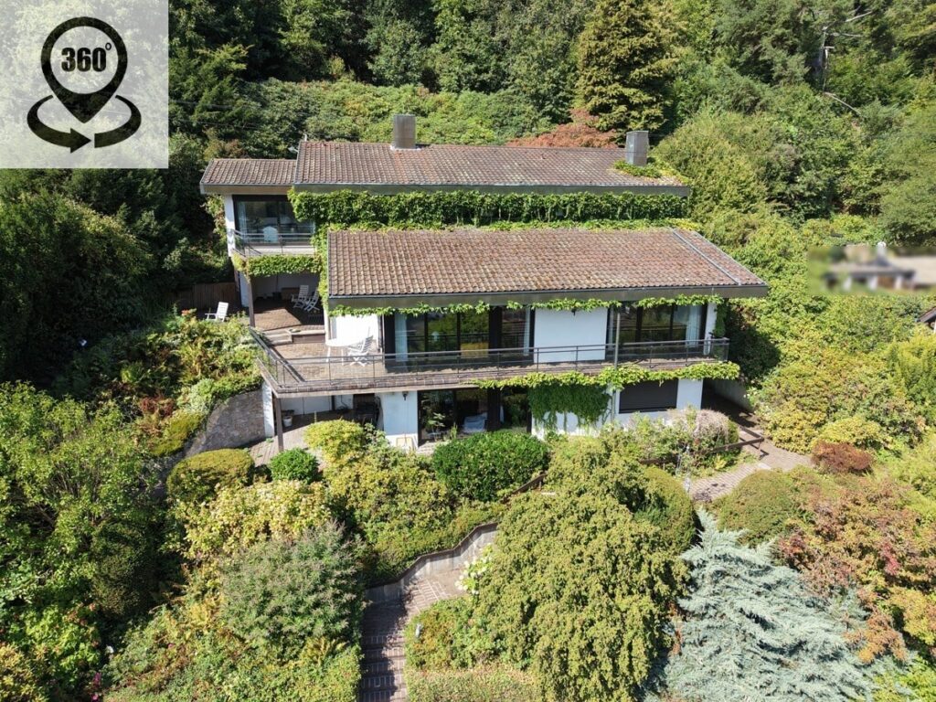 Blick auf das Haus - Drohnenansicht